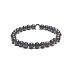 Lepidolit tmavo fialový náramok elastický prírodný kameň, guľôčka 6 mm / 16 - 17 cm, amulet športovcov