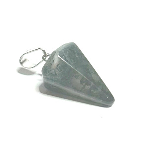 Krištáľ s aktinolitom Kyvadlo prírodný kameň 2,2 cm, kameň kameňov