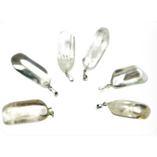 Krištáľový prívesok Tumbler z prírodného kameňa, 2,2-3 cm, 1 kus, kvalita AAA, kamenné kamene