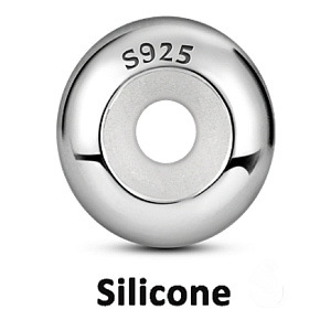 Prívesok Striebro 925 Strieborná zátka, korálik na náramok