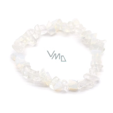 Opalit náramok elastický sekaný, syntetický kameň 16 cm, pre deti, kameň želania a nádeje Opalit náramok elastický sekaný, syntetický kameň 16 cm, pre deti, kameň želania a nádeje