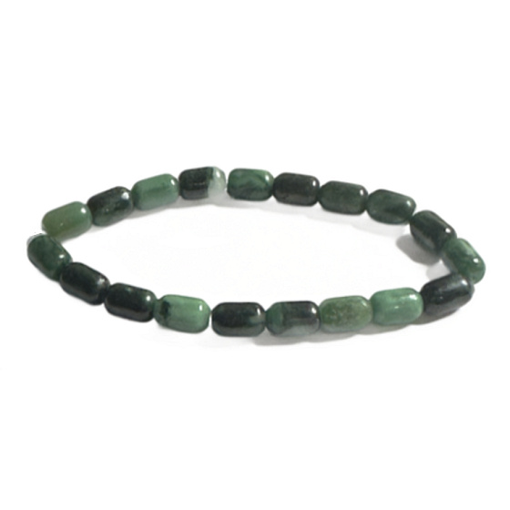 Tyrkys náramek elastický přírodní kámen, váleček 6 x 9 mm / 16 - 17 cm, kámen štěstí, talisman cestovatelů a milovníků zvířat