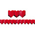 Girlanda Srdiečka červená veľká 400 x 19 cm