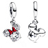 Charm Disney Minnie silueta, přívěsek na náramek film