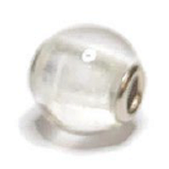Krištáľový prívesok okrúhly prírodný kameň 14 mm, otvor 4,2 mm 1 kus, kameň kamene