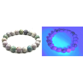 Hackmanit náramok elastický prírodný kameň, guľa 10 mm / 16 - 17 cm, vnútorná transformácia kameňa Hackmanit náramok elastický prírodný kameň, guľa 10 mm / 16 - 17 cm, vnútorná transformácia kameňa