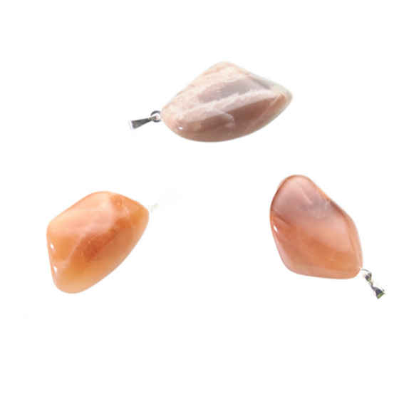 Mesačný kameň Troml prívesok prírodný kameň, 2,2 - 3 cm, 1 kus, kameň osudu