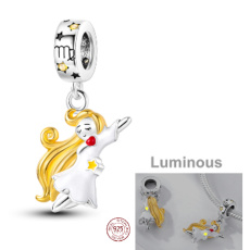 Striebro 925 Luminous - Znamenie zverokruhu Panna, náramok s príveskom