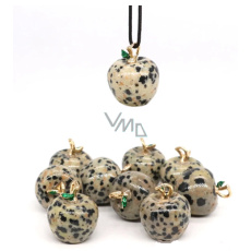 Jaspis dalmatínske jablko poznania prívesok, prírodný kameň 2,7 x 15 mm, kameň pozitívnej energie Jaspis dalmatínske jablko poznania prívesok, prírodný kameň 2,7 x 15 mm, kameň pozitívnej energie