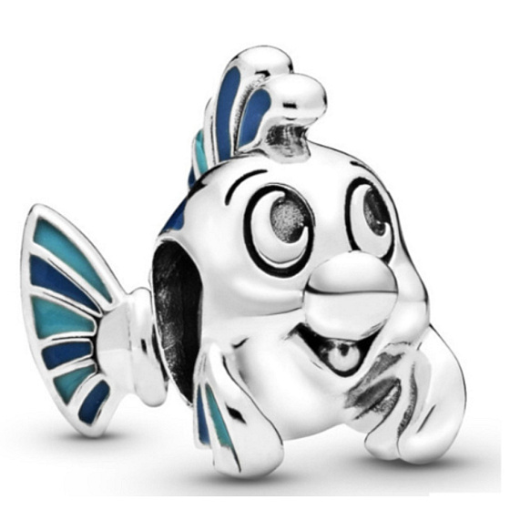 Charm Disney Malá morská víla - Ryby, korálky na náramok