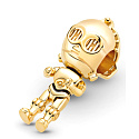 Prívesok Striebro 925 Marvel Star Wars C-3PO, korálik na náramok
