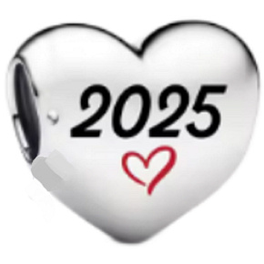Charm Láska v čase 2025, korálek na náramek láska Charm Láska v čase 2025, korálek na náramek láska