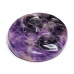 Ametystová tvár slnka a mesiaca. ručne vyrezávaný prírodný kameň 5 cm, kameň kráľov a biskupov