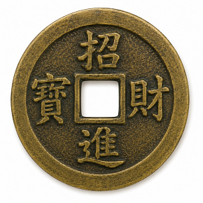 1 Čínská mince Feng Shui – symbol hojnosti, prosperity a štěstí 1 Čínská mince Feng Shui – symbol hojnosti, prosperity a štěstí