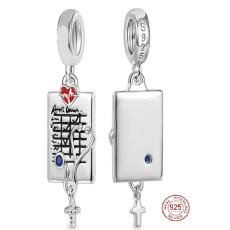 Prívesok zo striebra 925 Doktor stetoskop, kríž, prívesok na náramku zamestnanie