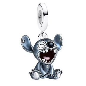 Charm Disney Lilo & Stitch – veselý Stitch | visiaci prívesok na náramok, film
