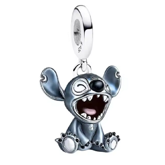 Charm Disney Lilo & Stitch – veselý Stitch | visiaci prívesok na náramok, film