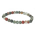 Heliotrop / Bloodstone matný náramok elastický prírodný kameň, guľôčka 6 mm / 16 -17 cm, kameň odvahy