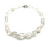 Krištáľový náhrdelník z prírodného kameňa veľké kusy 50 cm, kamenné kamene