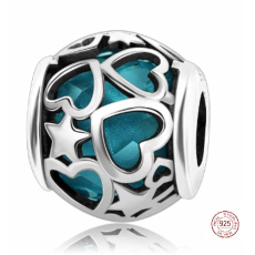 Prívesok Striebro 925 Hviezdne nebo, korálik na náramku vesmír