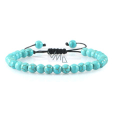 Tyrkenitový náramok z prírodného kameňa, ručne pletený, nastaviteľná veľkosť korálikov 6 mm / 16-17 cm, kameň mladých ľudí, ktorí hľadajú životný cieľ Tyrkenitový náramok z prírodného kameňa, ručne pletený, nastaviteľná veľkosť korálikov 6 mm / 16-17 cm, kameň mladých ľudí, ktorí hľadajú životný cieľ