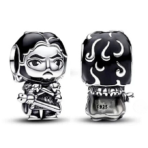 Prívesok Striebro 925 Hra o tróny Joh Snow, náramok korálek, film Prívesok Striebro 925 Hra o tróny Joh Snow, náramok korálek, film