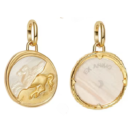 Charm Sterlingové stříbro 925 Kůň, přívěsek na náramek, symbol svobody, síly a životního pohybu, zvíře