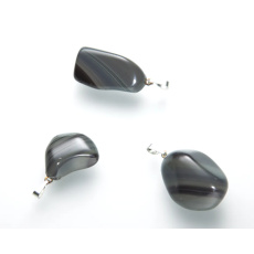 Obsidián Dúhový tromlovaný prívesok prírodný kameň, 2,2 - 3 cm, 1 kus, kameň spásy