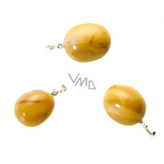 Mokait žltý príves Trommel prírodný kameň, cca 2 cm, kvalita AA, motivačný kameň Mokait žltý príves Trommel prírodný kameň, cca 2 cm, kvalita AA, motivačný kameň