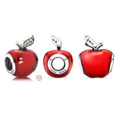 Prívesok Striebro 925 Disney Snehulienka Jablko korálek na jedlo náramok