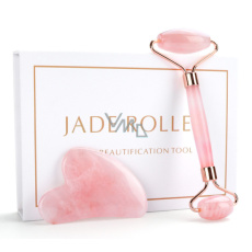 Rozmarín Gua Sha 5 x 8 cm + masážny valček 14 x 5,5 cm redukuje vrásky, opuchy, zlepšuje pružnosť pokožky, nastavuje Rozmarín Gua Sha 5 x 8 cm + masážny valček 14 x 5,5 cm redukuje vrásky, opuchy, zlepšuje pružnosť pokožky, nastavuje