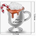 Prívesok zo striebra 925 Hot Chocolate - Užite si chladné dni, korálik na náramku Vianoce