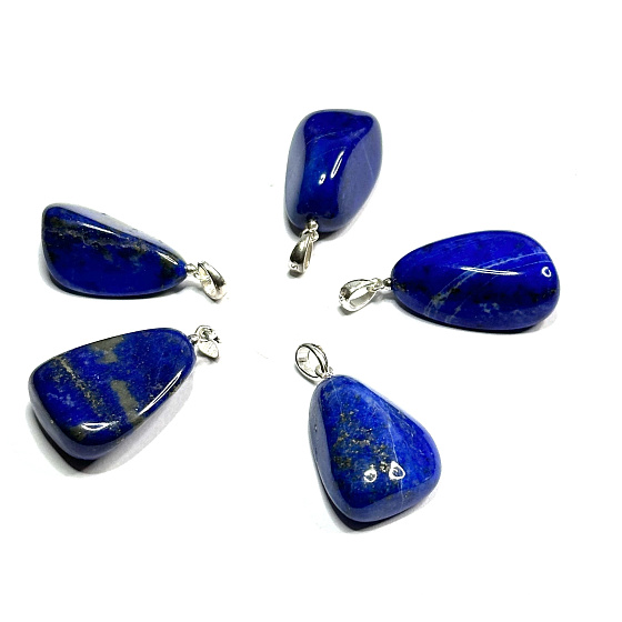 Lapis Lazuli Troml prívesok prírodný kameň, M cca 2,6 cm, 1 kus, kvalita AAA kameň harmónie