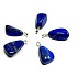 Lapis Lazuli Troml prívesok prírodný kameň, M cca 2,6 cm, 1 kus, kvalita AAA kameň harmónie