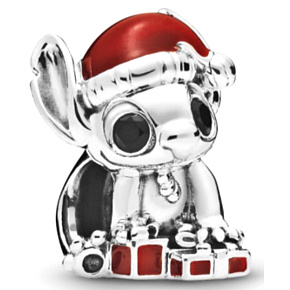 Prívesok Striebro 925 Disney Lilo & Stitch - Stitchove Vianoce, korálik na náramok