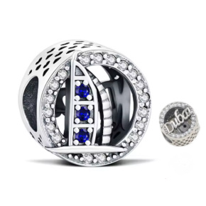 Charm Sterlingové stříbro 925 SAE Dubaj Burj Al Arab – plachta snů, luxus a odvaha mířit vysoko, korálek na náramek cestování