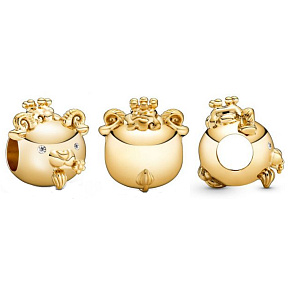 Šarm Striebro 925 Ovca alebo Koza je ôsme zviera v 12-ročnom cykle čínskeho znamenia zverokruhu, korálik na náramok