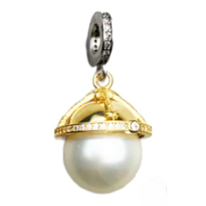 Šarm Striebro 925 Planéta, prívesok na náramok so zapínaním na homára